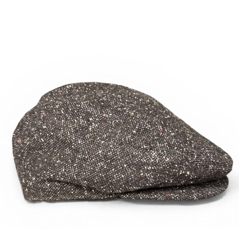 Dockers Cabbie Newsboy Hat Men’s Grey Tweed English Flat Cap Hat Size S/M